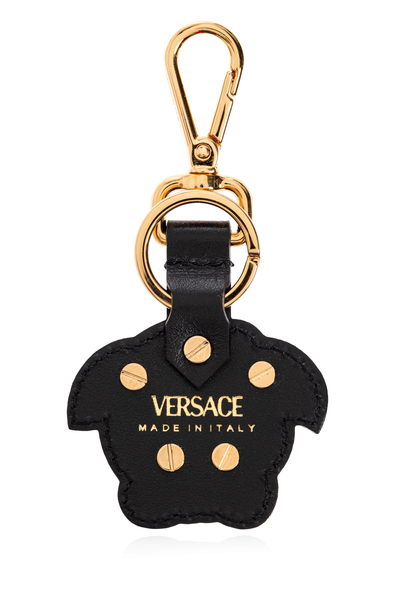 Gold Keychain with Medusa head Versace - Vitkac AS